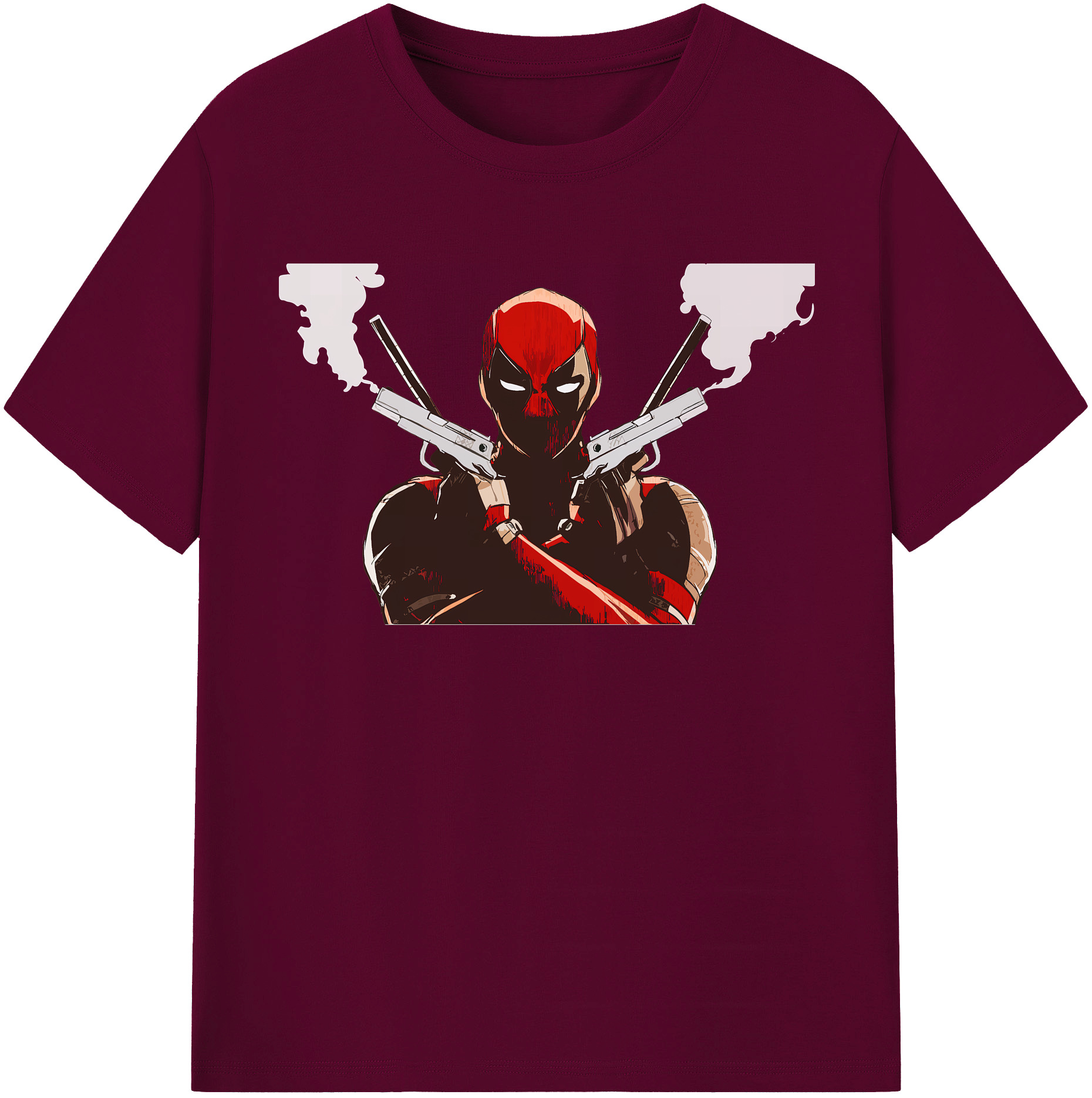 （画像用） Deadpool デッドプール レディースカジュアルプリントTシャツ（綿100％）